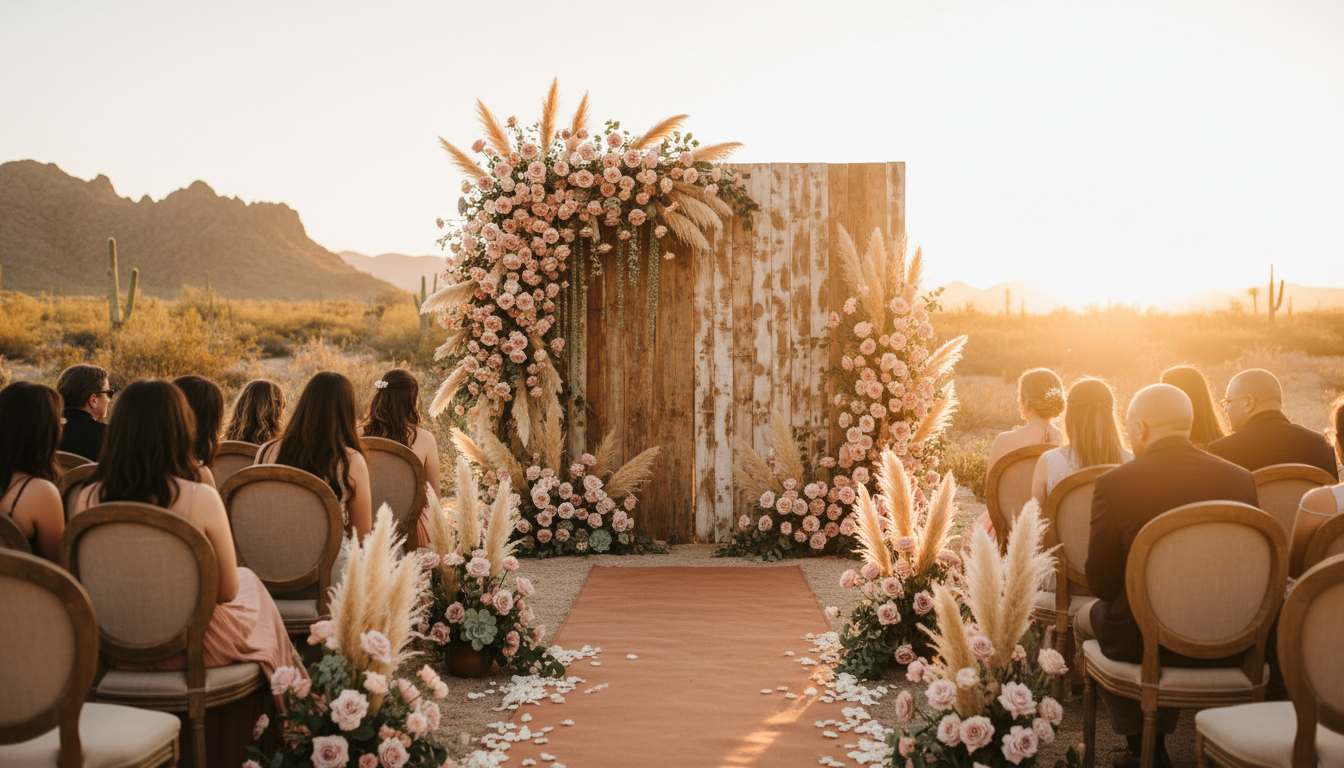 Sunset Serenade Event Florals
